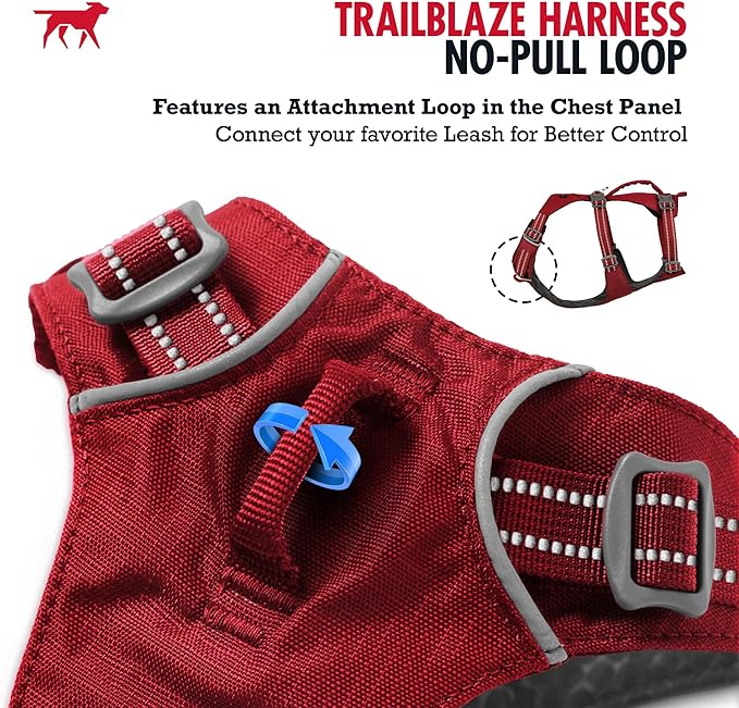 Tuff Pupper Escape Proof Dog Harness for Small Dogs | No Pull Lightweight Adjustable Harness | No Escape Multifunctional Outdoor Pet Gear | Strong Durable Breathable | Secure Comfortable Fit