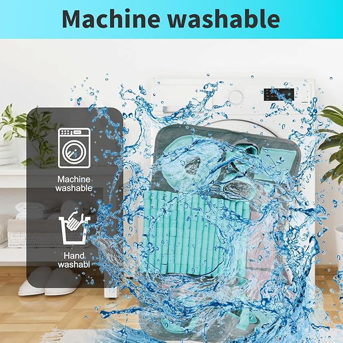 Snuffle Mat for Dogs, Pet Snuffle Mat for Small and Medium Dogs, Interactive Sniff Mat Feeding Mat for Puppies, Slow Feeder Dog Treat Mat for Training and Stress Relief