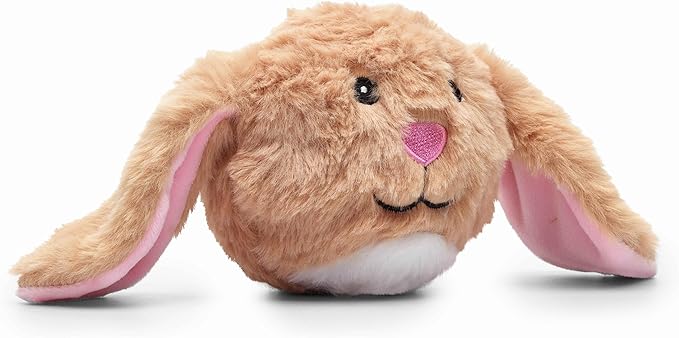 Flourish Pets 2 in 1 Multi-Layer Chew Toy for Active Dogs | Non-Toxic BPA Free Double Stitched Soft Fabric Exterior Dog Toys | Long-Lasting Dog Plush Toys – Bunny 3.5"