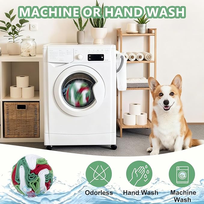 Multi-Color Snuffle Ball for Dogs, Nature-Themed Camouflage Slow Feeder Toy, Dirt-Hiding Design for Indoor/Outdoor Mental Enrichment, Puzzle Game for All Breed Sizes,Machine Washable