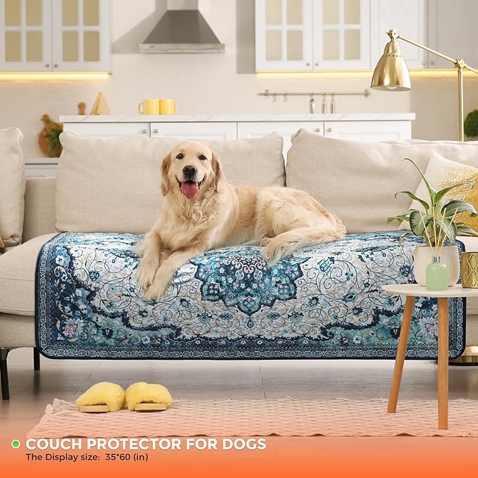 Hompet 2 Pack Super Absorbent Lightweight Dog Door Mat, Washable Pee Pads for Dogs, Reusable Puppy Training Pads, Quick Dry Non-Slip Pet Entryway Rug, Leak-Proof Potty Pad for Indoor Floors, 35"x60"