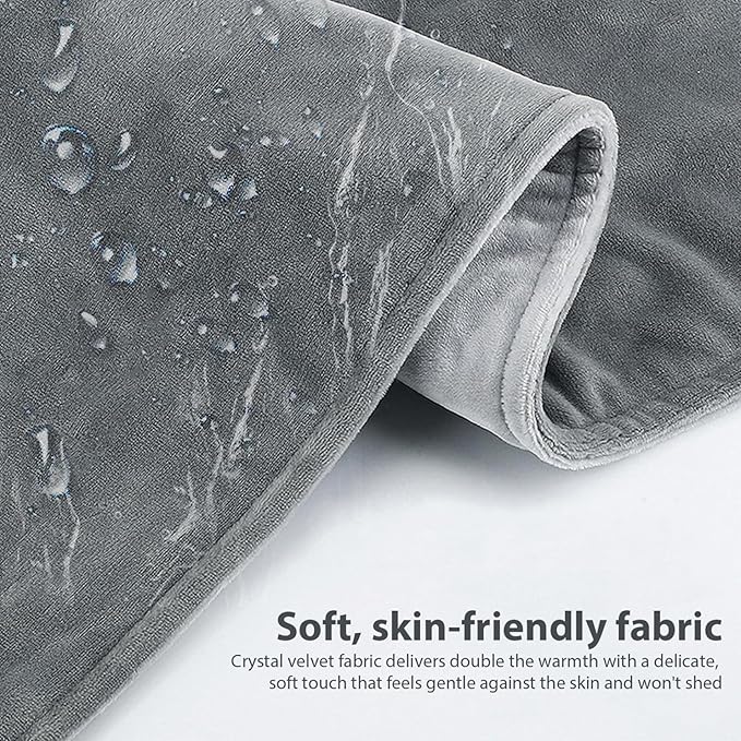 Solar Panel Pet Heating Pad 12V Soft & Warm Heated Pet Mat IPX7 Waterproof Portable Heated Blanket for Dogs Cats Outdoor, Heating Pad for Pets