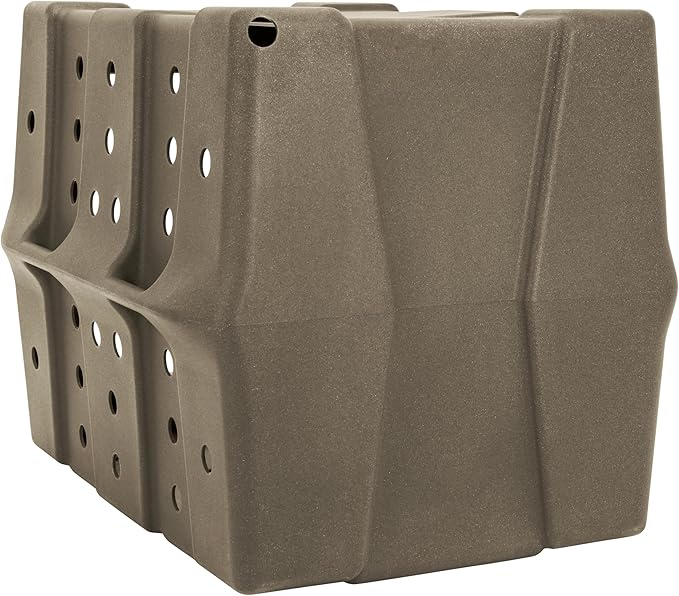 Dakota 283 Canine Rough and Tough Economy Dog Crate w/Removable Two-Way Door - Heavy Duty Outdoor Kennel for Large Breed Dogs (Coyote Granite, Large)