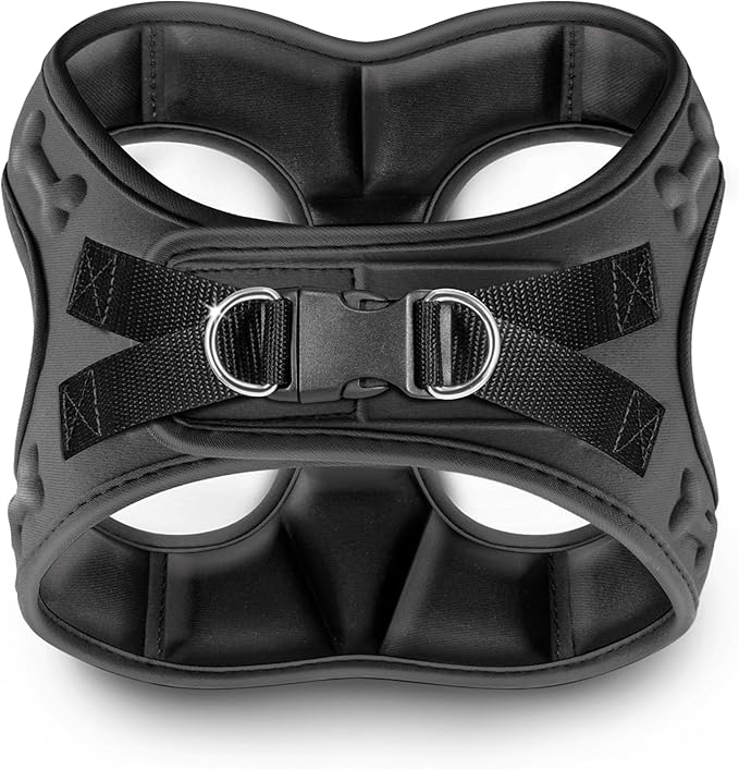 Comfort fit Step-in Dog & Puppy Harness - Comfortable Dog & Puppy Vest: Adjustable, Soft Padded, Easy to Put-on for Small, Medium-Sized Dogs.