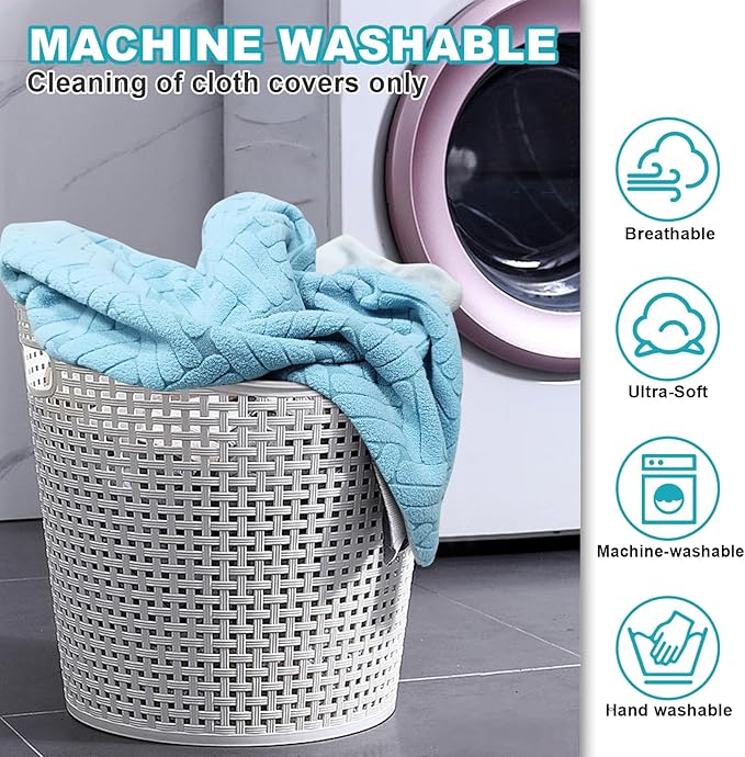 Cat Heating Pad with Smart Thermostat Switch and Chew Resistant Cord, Upgraded Adjustable Controller, Temperature and Timer Adjustable, Round-16 inches Soft Cloth Heated Cat Bed for Dogs & Cats