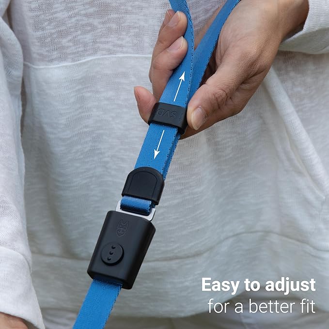 SVD.PET 4-in-1 Hands Free Dog Leash, Versatile Crossbody/Waist Dog Leash with Easy Release Buckle, Easy Adjust to Fit Your Body and Waist for Walking, and Running Your Doggy (Navy Blue)