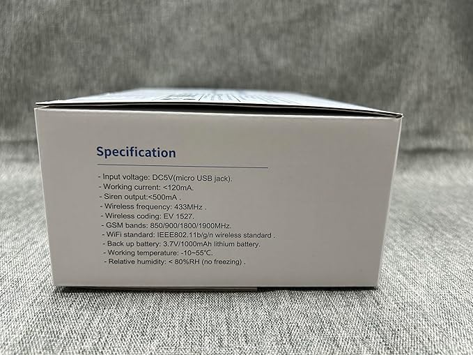 LWOHSI Alarm Systems with 4.3" Large Fulltouch Screen,4G SMS/Tuya APP Alert,Wireless Home Security Alarm Kits,Door Alarm Sensors,120db Siren,Remote,Work with Alexa and Google for Villa,Apartment