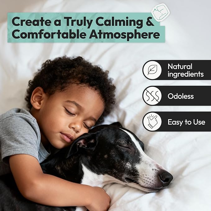 Dog Calming Diffuser Refills - 3 in 1 Kit Dog Pheromones Calming Diffuser for Dog Anxiety Relief, Stress Barking, Supports restful Sleep and Relaxation for Dogs, 60 Days Lasting Refills