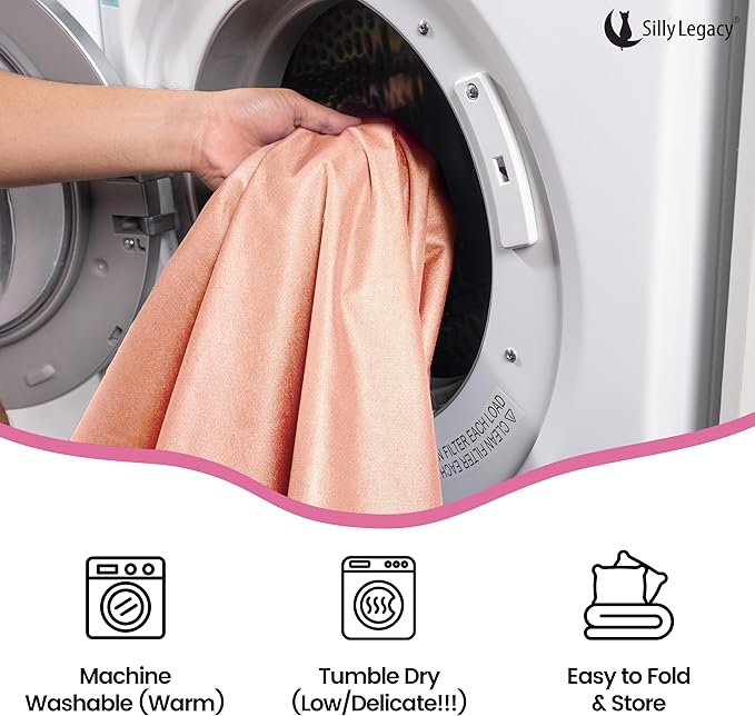 SILLY LEGACY Thin Reversible Waterproof Protective Cover or Liner for Bed or Couch (Twin Size, 90 x 55 inch), for Dogs and Cats, Babies; Incontinence, Urine, Drool