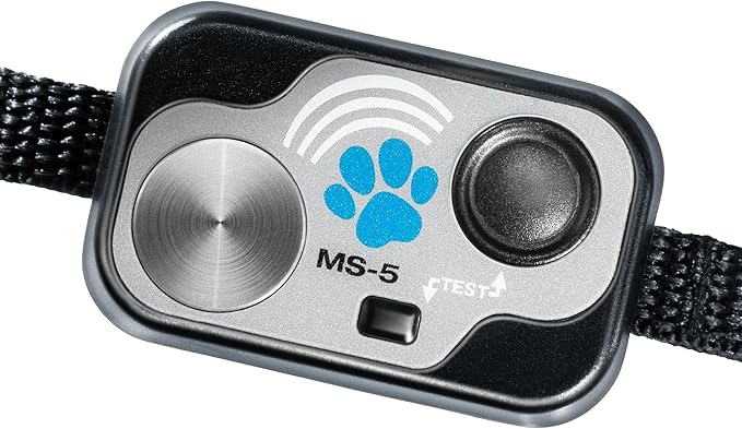 Genuine MS-5 Power Pet, Automatic Pet Door Collar by High Tech Pet Brand. Includes 2 Free Batteries