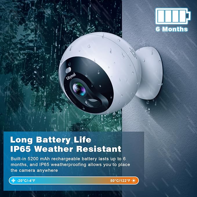 2K 32G MagCam, Security Cameras Wireless Outdoor Indoor for Home Security with AI Motion Detection, 32G SD/Cloud Storage, Color Night Vision, 2-Way Audio