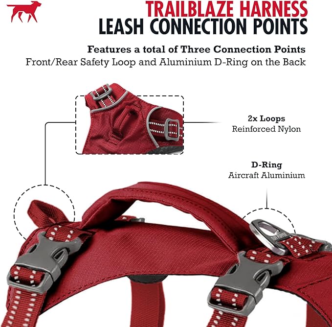 Tuff Pupper Escape Proof Dog Harness for Extra Small Dogs | No Pull Lightweight Adjustable Harness | No Escape Multifunctional Outdoor Pet Gear | Strong Durable Breathable | Secure Comfortable Fit