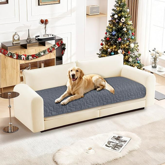 Waterproof Couch Covers for Pets, Waterproof Dog Bed Cover, Anti-Slip Soft Dog Blankets, Couch Cover for Dogs Washable, Pet Blanket for Puppy Large Dogs Cat (30x53 Inch, Dark Grey)