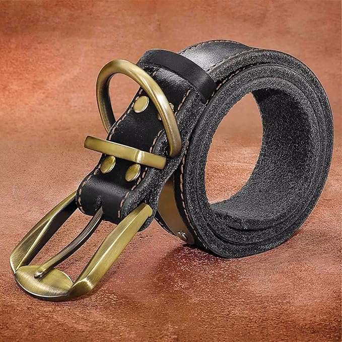 Didog Genuine Leather Dog Collars with Engraved Nameplate, Personalized Soft Leather Dog Collar with Custom ID Tag, Brown/Green/Red for Small Dogs (S,Black)