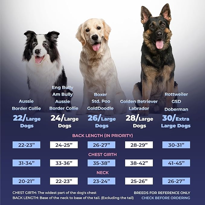 SPACE LION Dog Puffer Jacket, Down Winter Coat, Durable Outdoor Coat for Cold and Windy Conditions, Lightweight & Adjustable Fit Coats for Large Dogs, (RedStripe, Size26/3XL)