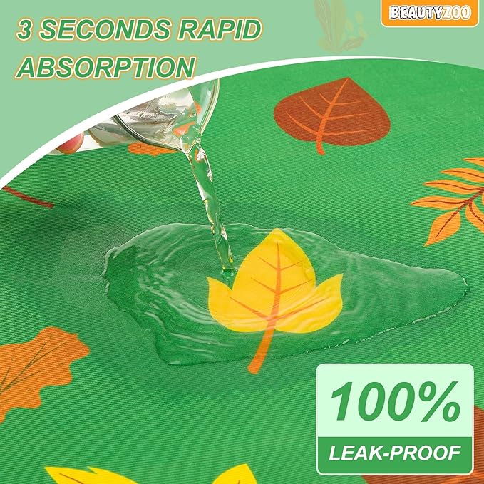 BEAUTYZOO 2 Pack Guinea Pig Bedding Washable, Reversible Guinea Pig Fleece Cage Liners, Waterproof Reusable & Anti Slip Pee Pad, Super Absorbent Mat for Rabbit Bunny Hamster Rat- 24"x47" Green