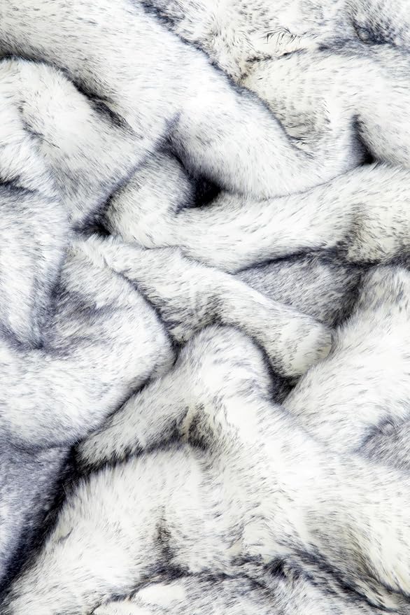 PupProtector Luxe Waterproof Throw Blanket for Dogs and Cats, Pet Blanket Cover for Couches, Sofas, Beds, Car Seats, Furniture, Calming Soft Faux Fur, Arctic Fox, Large (80" L x 62" W)