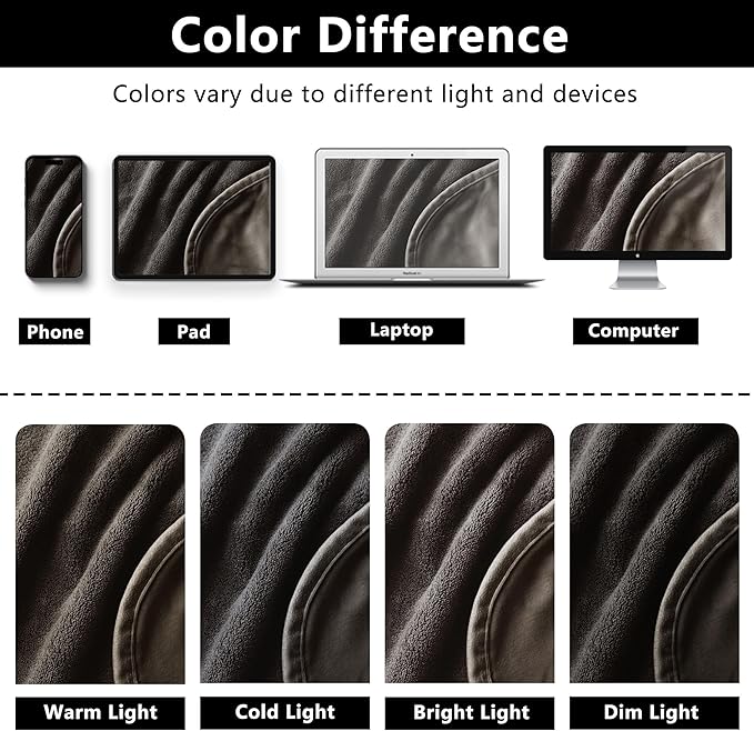 Waterproof Blanket for Couch, Leak Proof Dog Bed Blankets Reversible, Pet Throw Sofa Furniture Protector Machine Washable-52 x82,Light Brown+Dark Brown