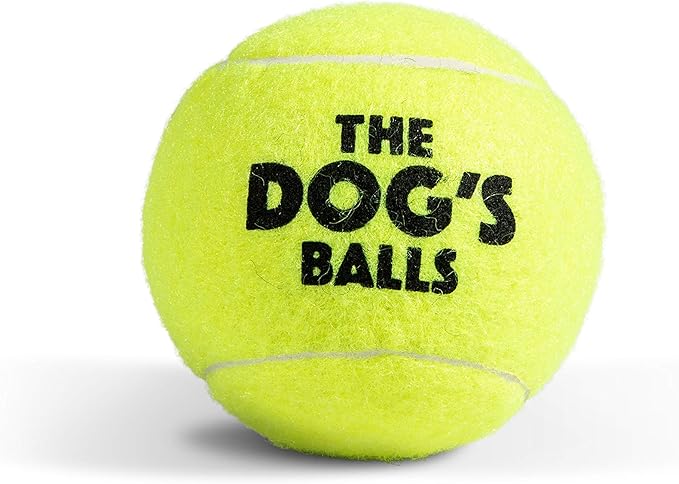 The Dog's Balls, Dog Tennis Ball, Yellow 12-Pack,Strong Toy for Agility Training, Puppy Training, Play, Exercise & Fetch, 2.5 Inch Diameter
