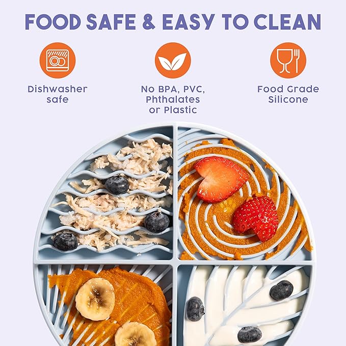 Awoo Paradise - Silicone Dog & Cat Lick Mat and Slow Feeder with Suction Cups - Non-Slip, Dishwasher Safe Pet Dish - Extends Mealtime for Fast Eaters and Reduces Anxiety - For Wet & Dry Food (Fuschia)