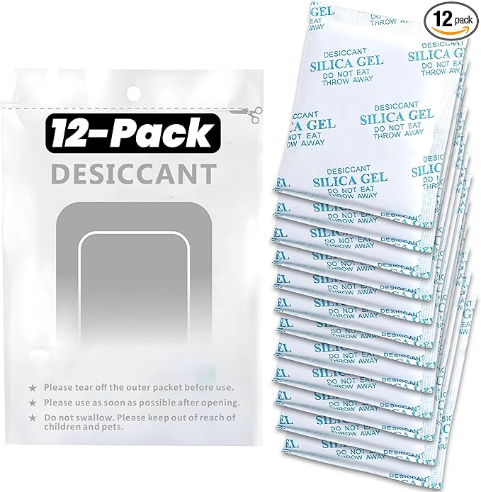 Pet Food Desiccant Bag, Replaced Desiccant for Automatic Cat dog Feeders, Keep Cat Food Dog Dry and Fresh- 12 Packs