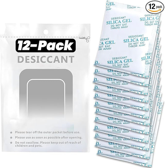 Pet Food Desiccant Bag, Replaced Desiccant for Automatic Cat dog Feeders, Keep Cat Food Dog Dry and Fresh- 12 Packs