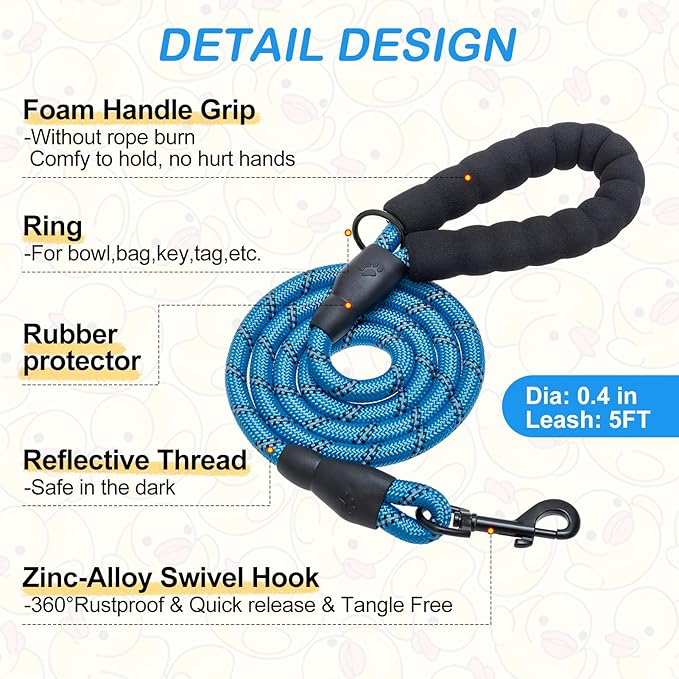 BEAUTYZOO Step in Dog Harness and Leash Set,Reflective Dog Harness No Pull No Choke Puppy Harness for Small Medium Large Dogs Cats,Soft Padded Mesh Vest Harnesses for Girl and Boy Pets, Duck Blue XS