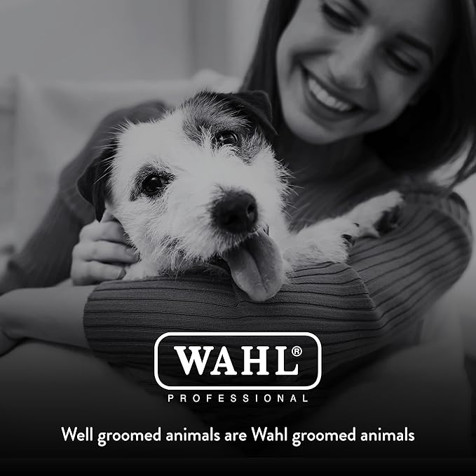 WAHL Professional Animal Bravura Lithium Ion Clipper - Pet, Dog, Cat, and Horse Corded / Cordless Clipper Kit, Turquoise (41870-0438)