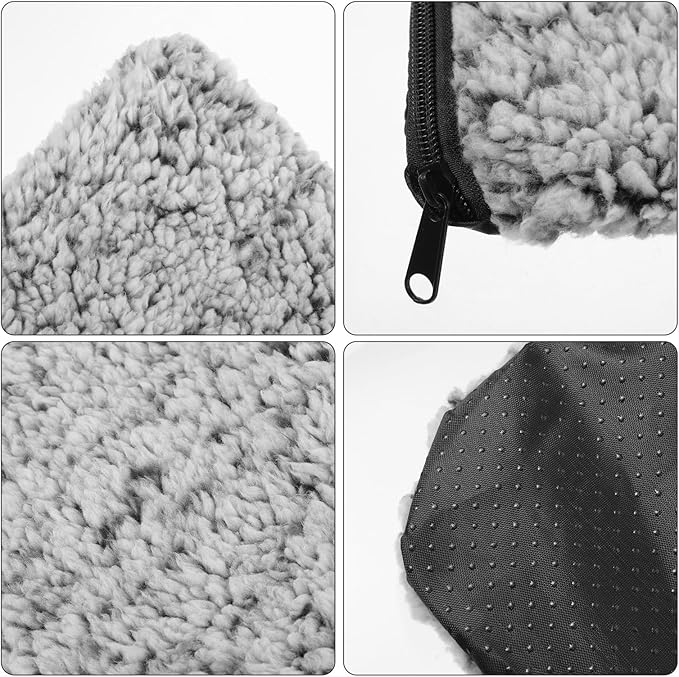 Pet Thermal Pad and Warm Cat Bed Mat, Insulated Dog Blanket for Winter, 50X40Cm Non-Slip Heated Cushion for Indoor and Outdoor Pets