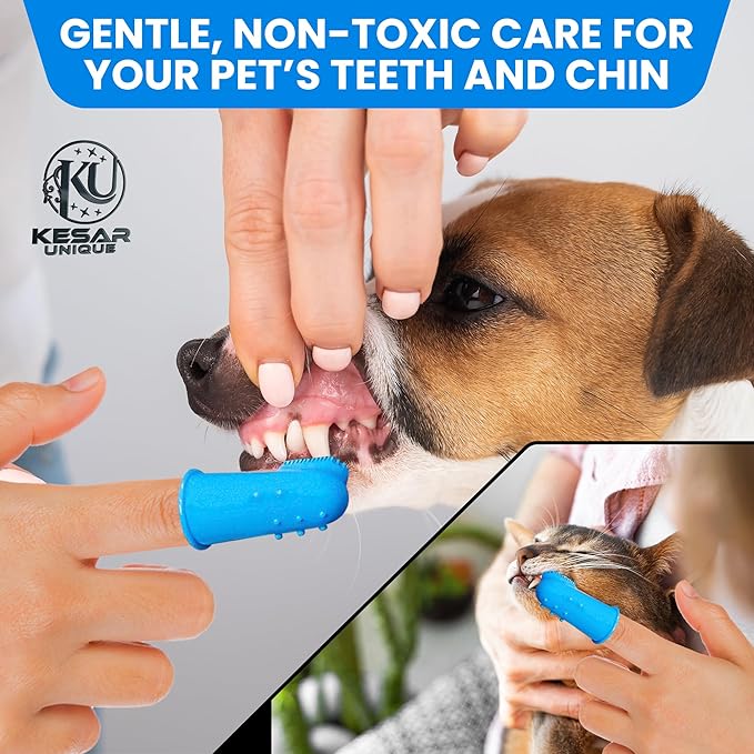 Dog Bathing Supplies – 8PCS Pet Shower & Grooming Kit for Dogs & Cats|Shampoo Dispenser with soft Silicone Bathing Gloves,Scrubber Brush & Finger Toothbrush|Dog Bath Brush for Short & Long Hair