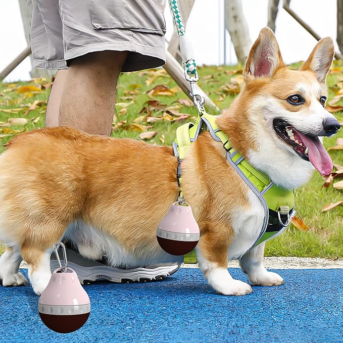 Dog Travel Water Bottle Detachable Bowl Leak Proof Portable ，Silicone Bottle Body，Collapsible and Suitable for Small Pets for Outdoor Walking, Hiking, Travel (Pink, 200ml)