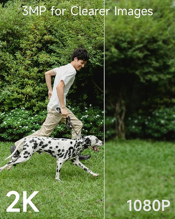 ELECCTV Upgraded 5G/2.4G WiFi Security Cameras Wireless Outdoor,2K Battery Powered Home Indoor Camera with AI Motion Detection, Siren,Color Night Vision, 2-Way Talk, IP65, Works/Alexa, Cloud/SD