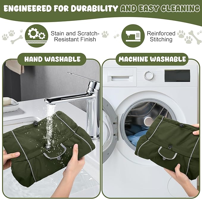 Dog Raincoat, Waterproof Dog Coat with Reflective Straps, Leash Hole & Polar Fleece Lining, Winter Snow Rain Coat for Small, Medium & Large Dogs, Warm, Windproof Vest Jackets