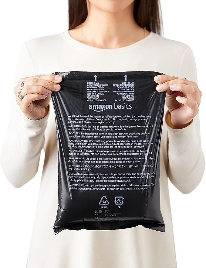 Amazon Basics Dog Poop Bags with Dispenser, 600 Count, Enhanced for Guaranteed Leakproof, Unscented, Includes Leash Clip