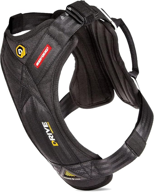 Ezydog Drive Dog Car Harness – Crash Tested and Certified (US-FMVSS 213) Dog Seat Belt Harness for Safe Travel, Adjustable with Padded Comfort (Medium)