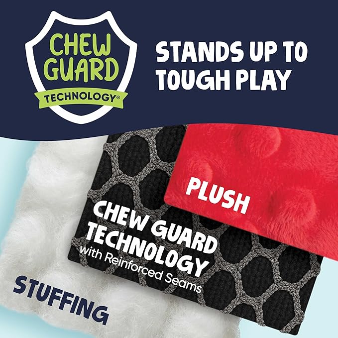 goDog Just For Me Gators Squeaky Plush Dog Toy, Chew Guard Technology - Pink, Mini