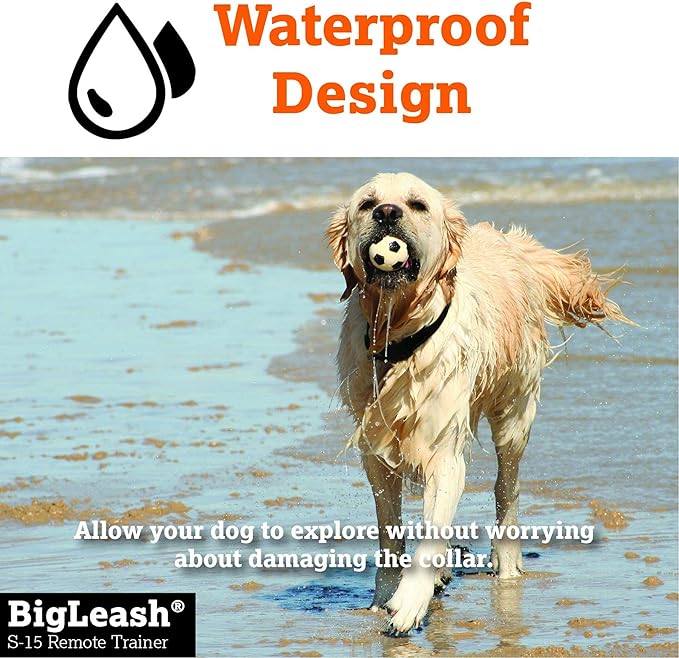 DogWatch S-15 No Shock Dog Training Collar with Remote 1/2 Mile Range - Dog Collar Beep and Vibration, Waterproof & Rechargeable Collar for Small Medium Large Dogs
