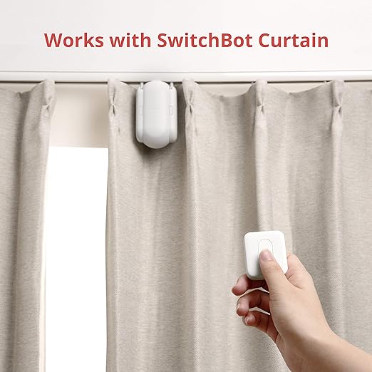【2025 New】 SwitchBot Smart Plug Mini 15A(1 Pack) with Remote, Energy Monitor, Smart Home WiFi(2.4GHz) & Bluetooth Outlet, Compatible with Alexa & Google Home, APP Remote Control & Timer Function