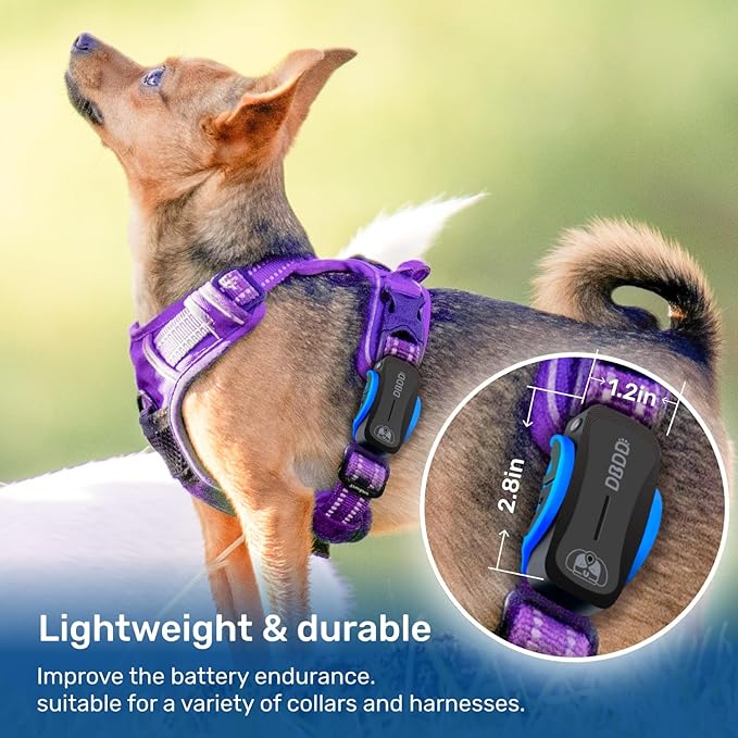 AI GPS Tracker for Dogs (30lbs+), Real Time Location and AI Vet Health Management, Electronic Fence, Waterproof, iOS and Android Universal（Black）