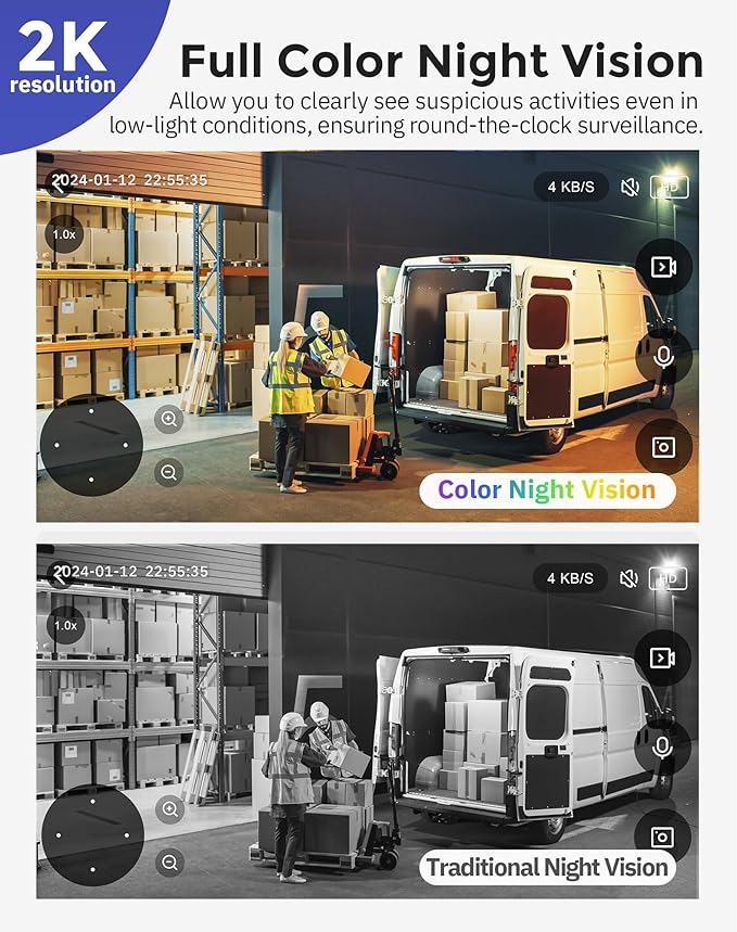 Hugolog 4G LTE Cellular Light Bulb Security Camera,360°2K Security Cameras Wireless Outdoor Indoor 4MP Full Color Day and Night,Motion Detection, Audible Alarm,Easy Installation,Compatible with Alexa