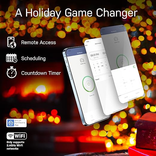 Feit Electric Smart Power Strip, 4 Outlets + 4 USB Ports, Voice Control with Alexa & Google Assistant, App Control & Scheduling from Anywhere, 15 Amp, Indoor 4-Outlet Powerstrip, POWERSTRIP/WiFi