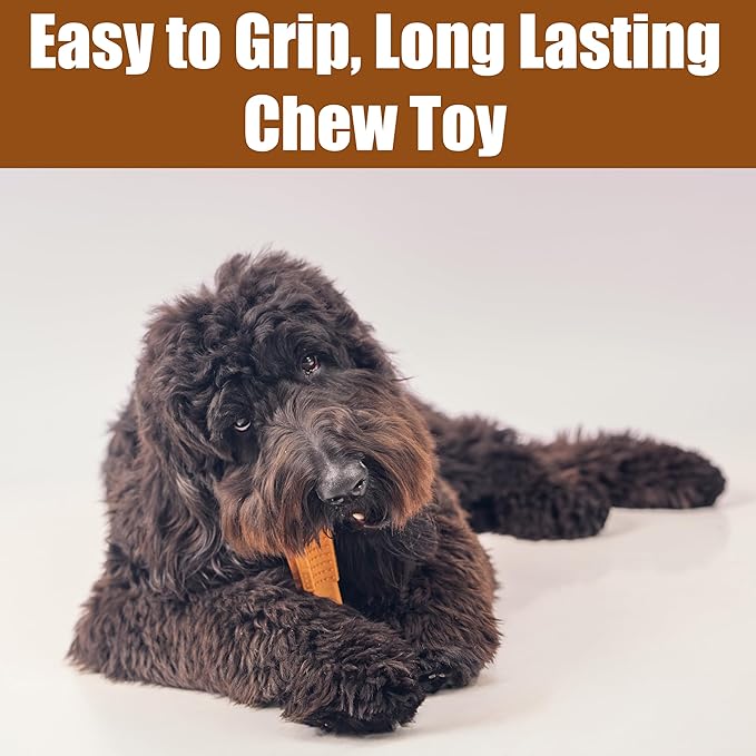 SPOT Bam-Bones Plus T Bone - Bamboo Fiber & Nylon, Durable Long Lasting Dog Chew for Aggressive Chewers – Toy for Dogs & Puppies Under 90lbs, Non-Splintering, 7in, Allergen Free Peanut Butter Flavor