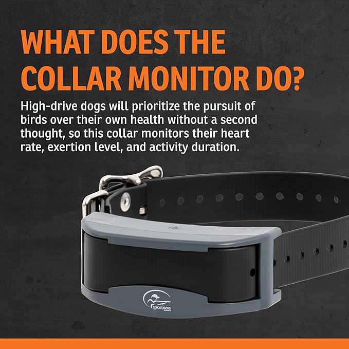 SportDOG FieldSentinel 1825 Remote Trainer with Bodyguard Health Alerts - Reliable Off-Leash Control - Adjustable Training Collar - Quick Charge Collar - 1-Mile Range - Black