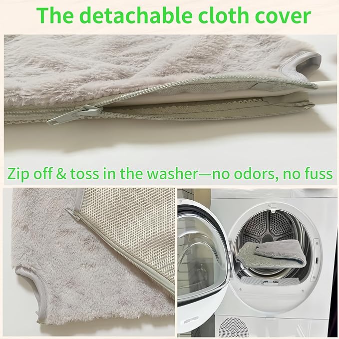 Cat Window Perch Hammock, 6 Suction Cups, 55 Lbs for Large Cats/Multiple Cats, Seat Bed, Indoor Foldable Design with Thickened Metal Frame. Dual-Sided Washable Mat