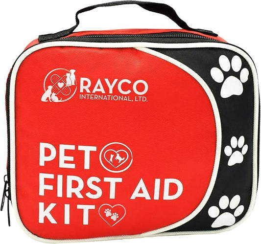 Pet First Aid Emergency Kit for Dogs and Puppies – 45 Piece Compact Travel Kit. Be Ready for Any Pet Emergency!