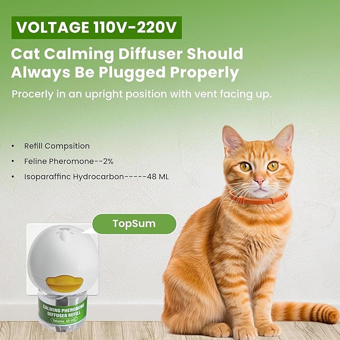 Cat Calming Diffuser Kit Helps Cat Ruduce Anxious