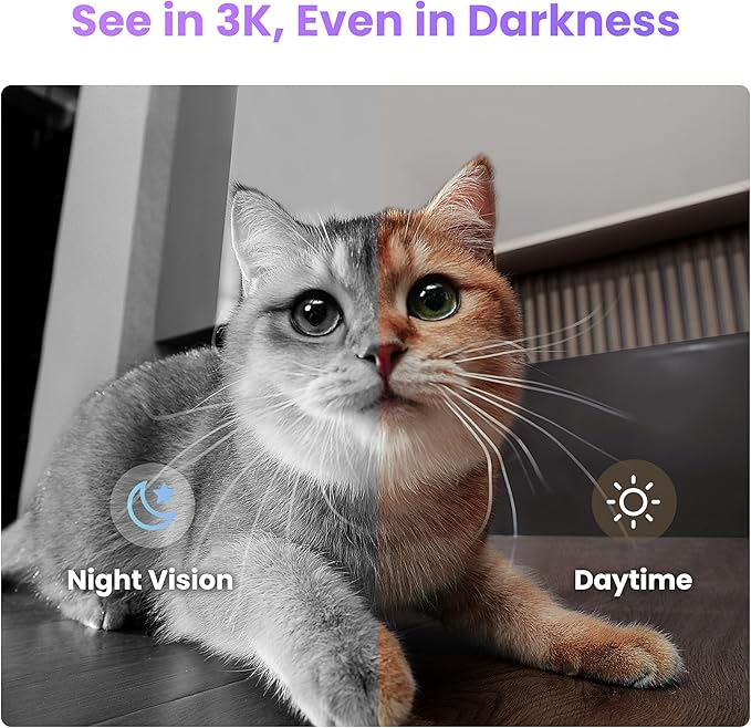 Enabot EBO Air 2 Plus FamilyBot 3K Home Camera Robot: Indoor Camera, Movable Robot Companion, 2-Way Video, AI Chat Mode, Auto-Recharge, Long Battery Life, Custom Facial Image, Night Vision