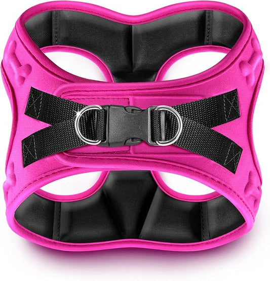 Comfort Fit No Pull Dog Harness for Small Medium & Large Dogs – Soft Padded Adjustable Buckles Step in Pet Harness with Leash Clips Reflective Straps with Easy Control & Handle Pet Vest Harness
