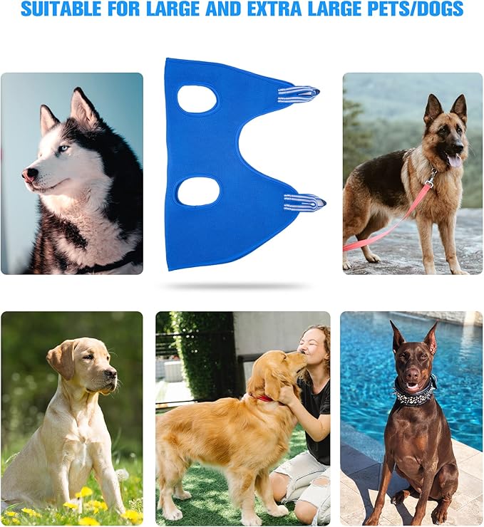 Dog Pet Grooming Hammock,XL Hanging Harness for Nail Trimming, Dog Hammock for Nail Trim, Grooming Sling Holder Helper for Large Dogs, Grooming Hanger Restraint Bag with Clipper