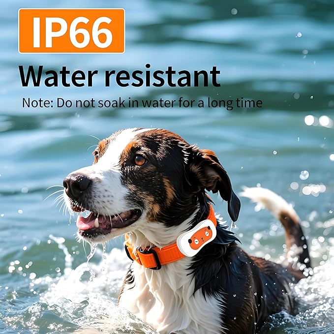 Smart Dog GPS Tracker,Live Pet Tracker with Virtual Fence Dog Collar with App,Smart Alerts,Collar-Compatible,4G Built-in SIM,iOS & Android